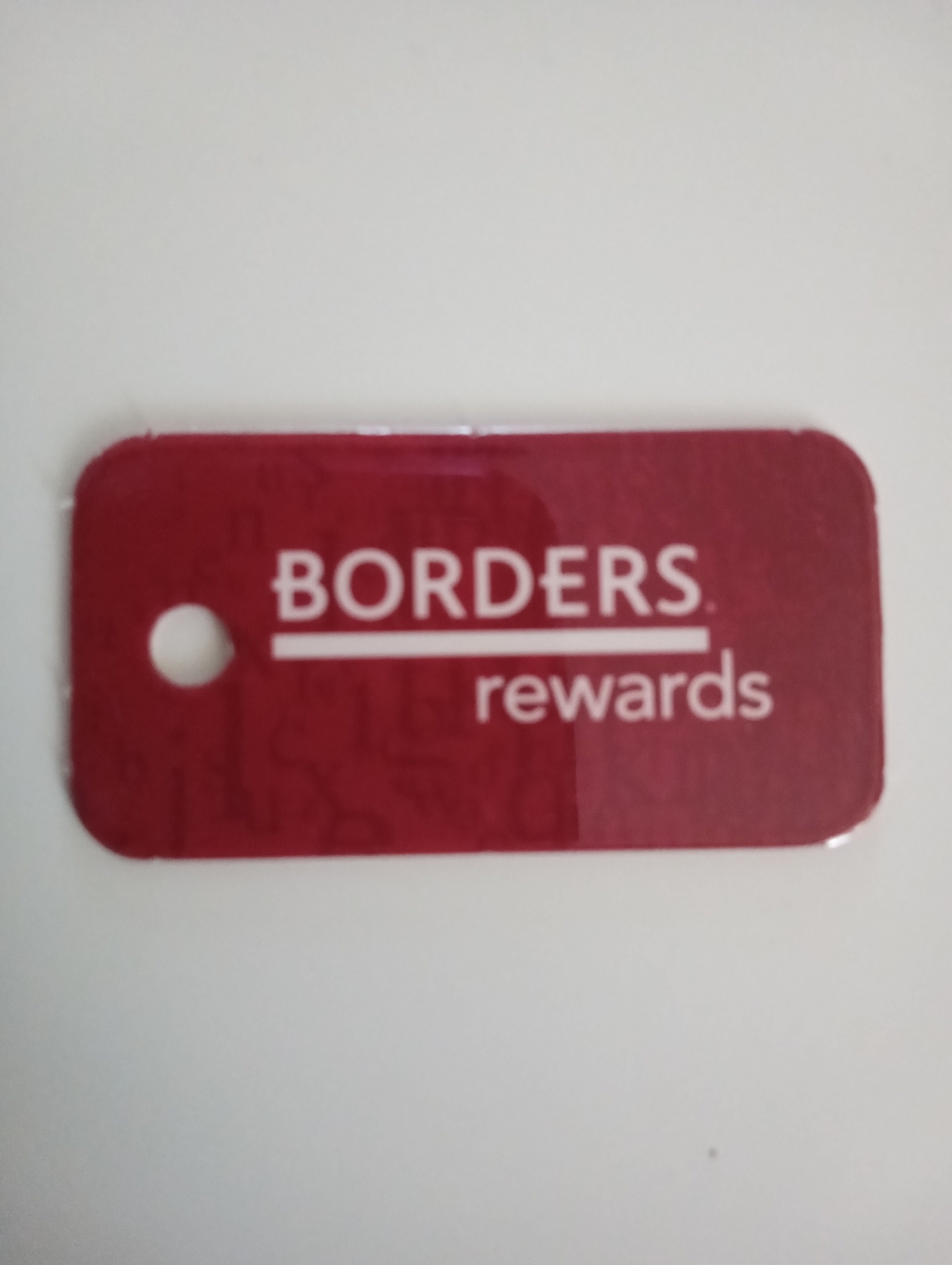 An image of a Borders member card